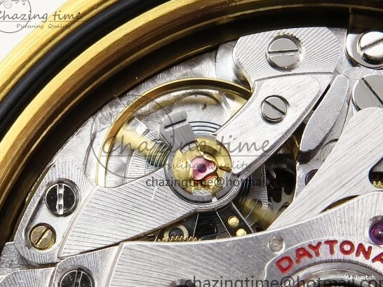 EDITION DAYTONA STRAP 116518 DIAL 1:1 YG BLACK RUBBER APSF ON SH4130 BEST OYSTERFLEX 0426